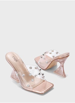 FYOR One Strap Mid Heel Sandals  - Image 3