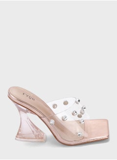 FYOR One Strap Mid Heel Sandals  - Image 1