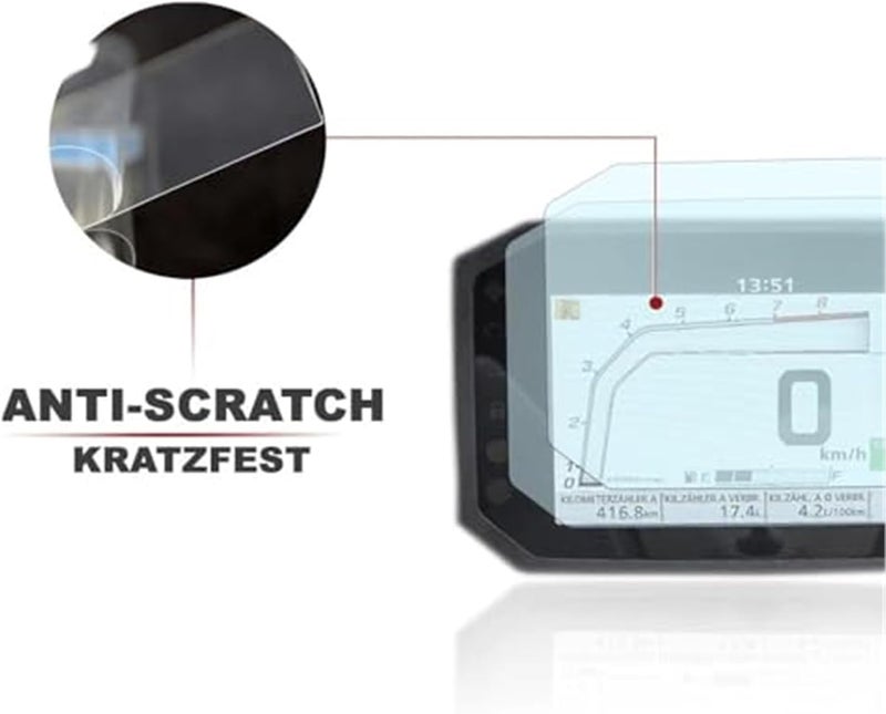 QASULER 9H Speedometer Screen Protector for Motorcycles - Image 4