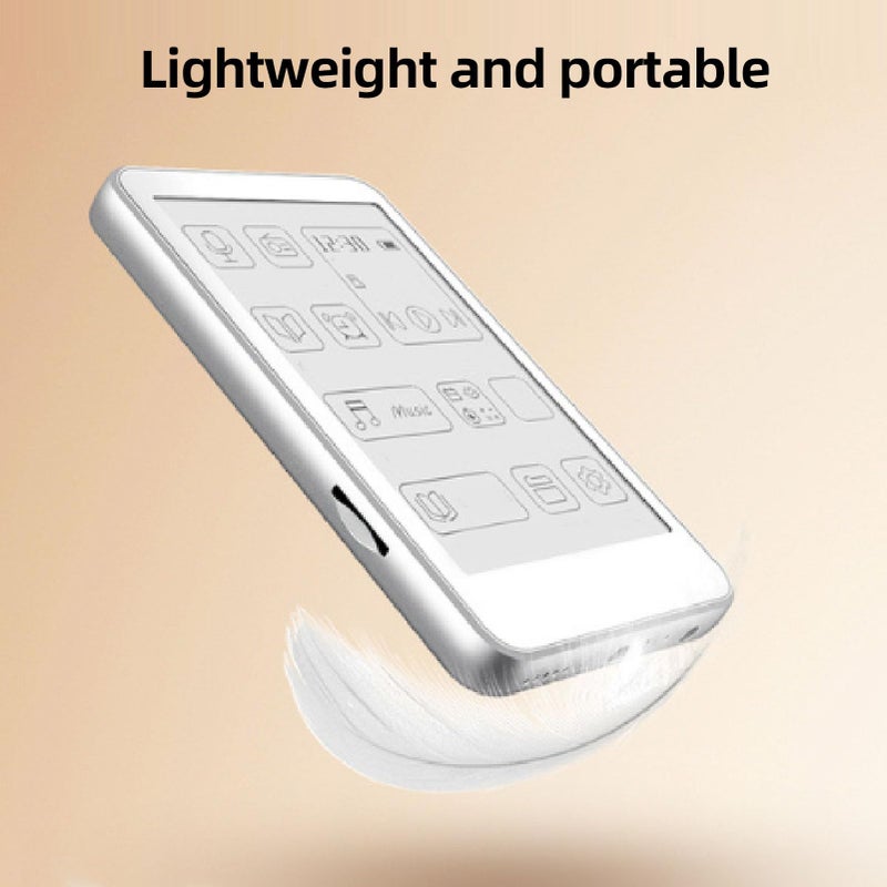 Yoidesu MP3 Player with 2.7in Ink Screen, HiFi Sound, Type C Charging, Electronic Book, BT 5.0, Music Player for Home Outdoor Travel, Supports Expanded Up to 128GB - Image 2