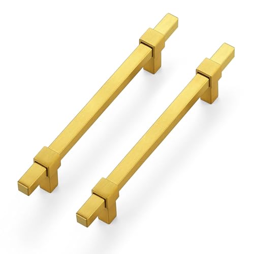 Ravinte Decor 30 Pack Gold Cabinet Handles 5 Hole Center Cabinet Pulls Drawer Pulls Cabinet Hardware Kitchen Handles for Cabinets - Image 1