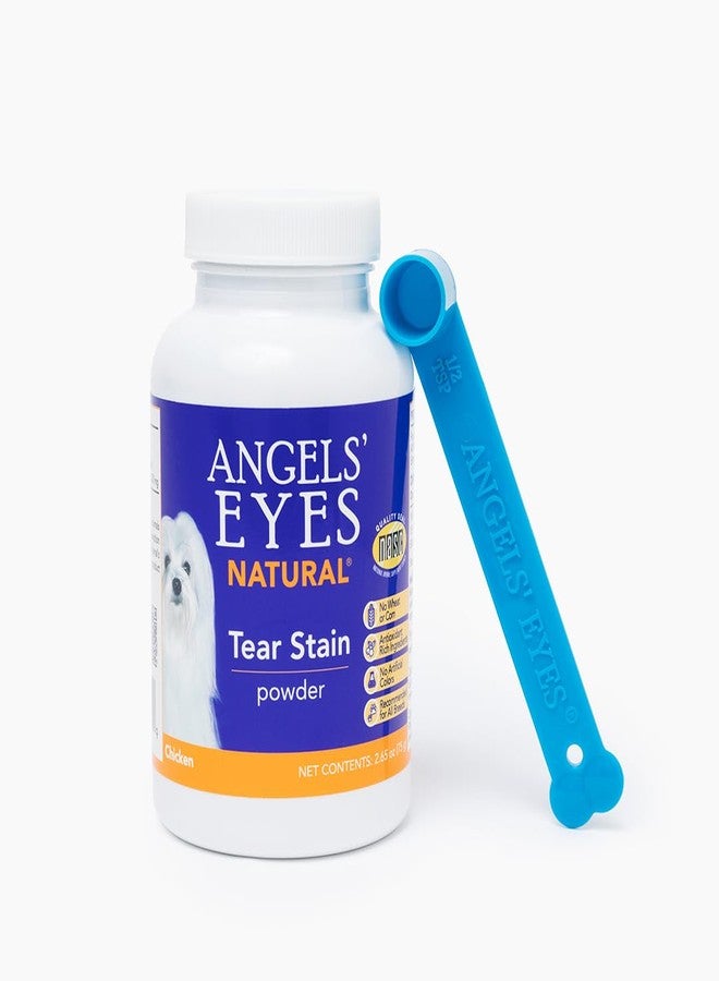 ANGELS' EYES Natural Tear Stain Prevention Chicken Powder for Dogs | All Breeds | No Wheat No Corn | Daily Support for Eye Health | Proprietary Formula |Limited Ingredients | Net Contents 75g - Image 1