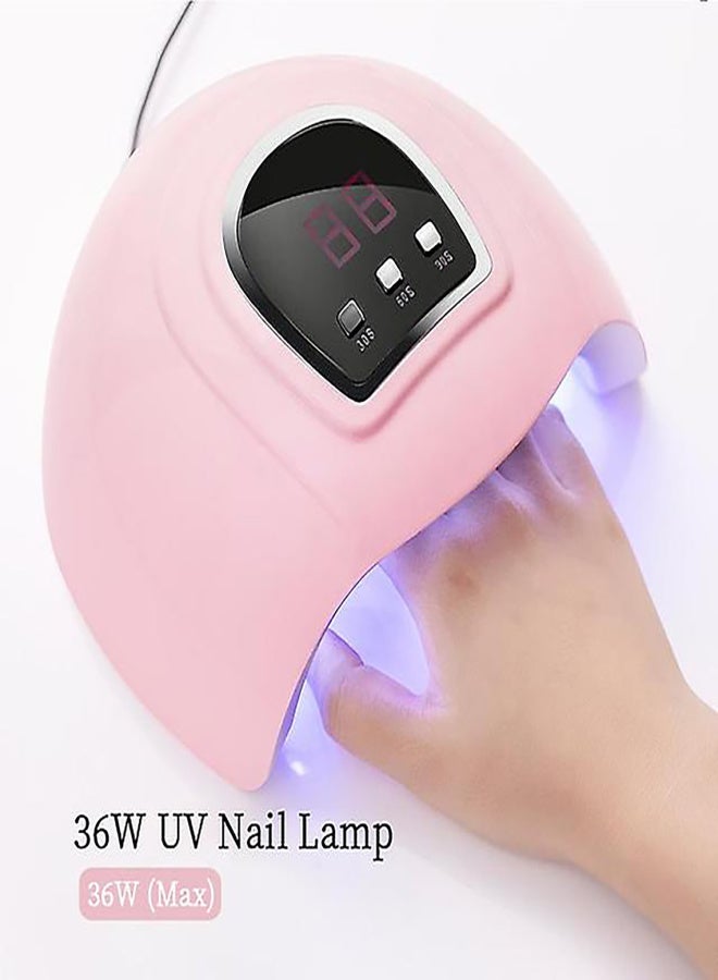 48w 36w Nail Dryer Machine Portable Uv Manicuring Led Lamp Nails Usb Cable Home Use Nail Uv Lamp For Drying Gel Polish Nails Size: 36W-2 - Image 1