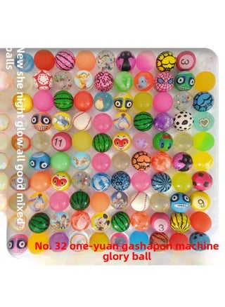 Yellow Mickey Bouncing Ball No. 32 Mixed Jumping Ball Gashapon Machine Bouncing Ball Toy Ball Paper Card Rubber Pinball-Color:All Good With Luminous Elastic Ball-Diameter:No. 32 100 - pzsku/Z2BA50365BC98B95521CEZ/45/1745474164/ca9df4c2-2ab0-406c-9527-5af7d96024f4