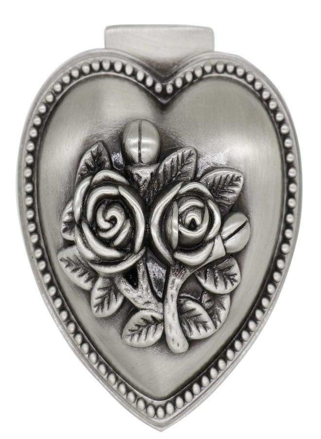AVESON Classic Vintage Heart Shape Metal Jewelry Box Ring Trinket Storage Organizer Chest Christmas Gift - Image 5