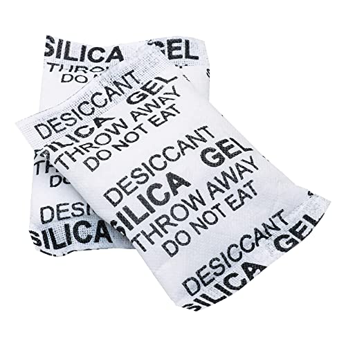 Elysian Premium Silica Gel 50gm Pouch 10 pcs Pack, Silica Gel 500 Gram Pack, Desiccant Dehumidifier Silica Gel Bags for Moisture, Room, Kitchen, Wardrobe, Cupboard, Car, Bedroom, Camera, Lenses, Shoes - Image 2