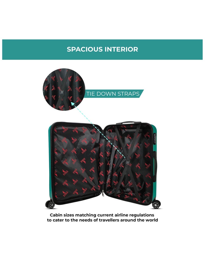 ايجل اكسبريس إيجل إكسبريس باترون حقيبة سفر 24 بوصة - أكوا مارين - تصميم أنيق مع قفل مدمج - ضمان لمدة عام - Image 4