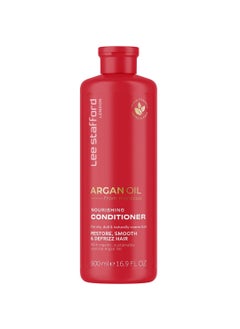 Lee Stafford Lee Stafford Argan Oil Nourishing Hair Conditioner 169 Fl Oz For Dry Dull and Naturally Coarse Hairs Hair Tretament Cream Defrizz Hair 