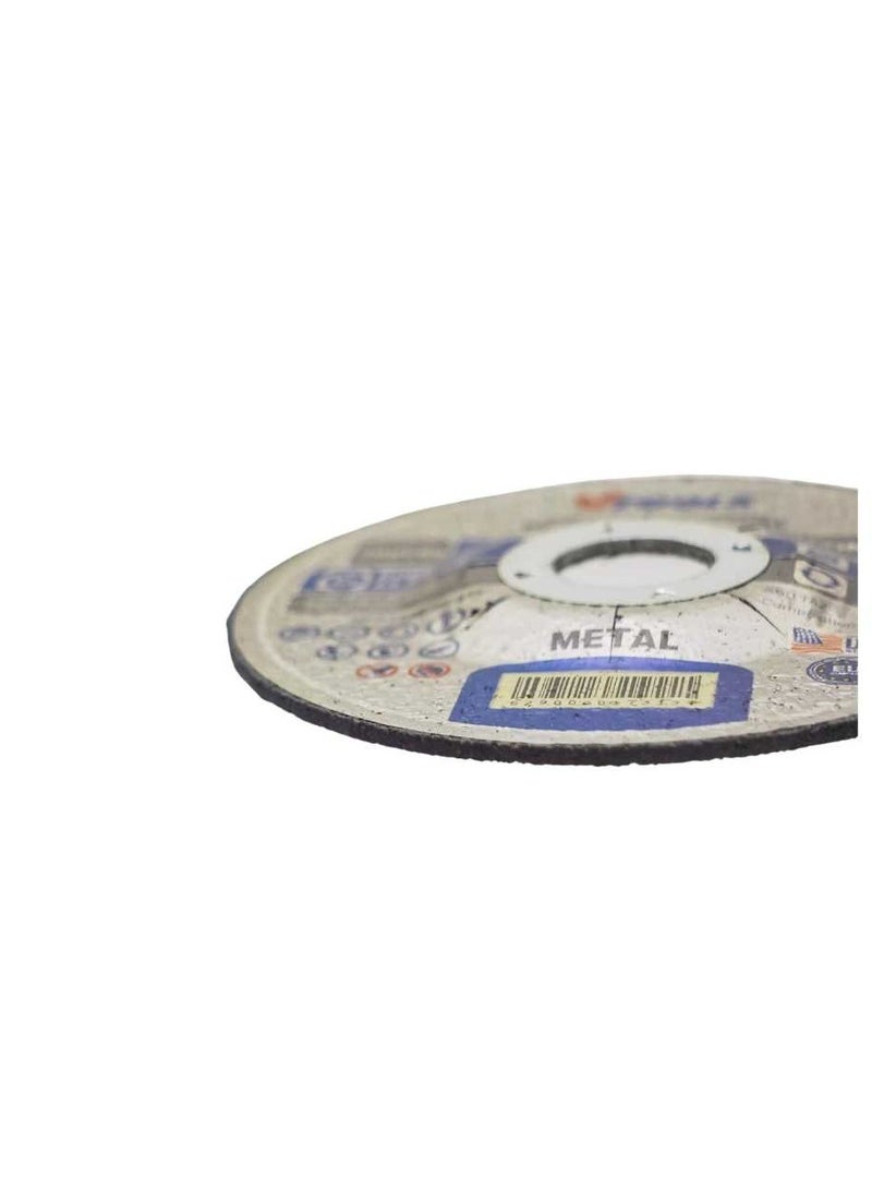 VTOOLS 115 mm x 3mm Curved Disc for Metal Cutting 4.5 Inch Metal Cutting Wheel for Angle Grinder - Image 2