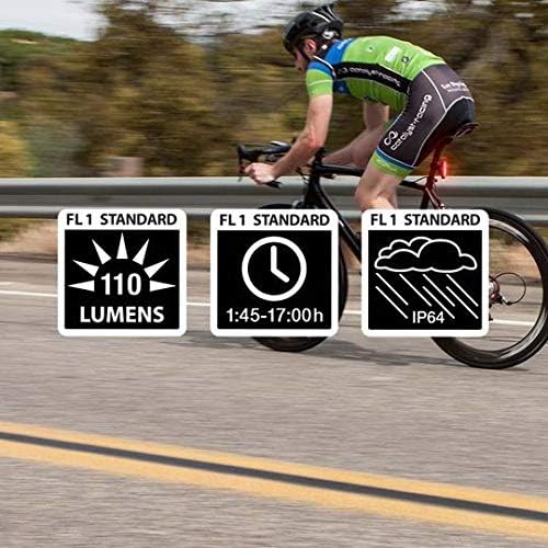 NiteRider Swift 300 Front Bike Light Sabre 110 Rear Bike Light Combo Pack- USB Rechargeable Bicycle Headlight LED Front Light Easy to Install Water Resistant Road Commuting Cycling Safety Flashlight - Image 5