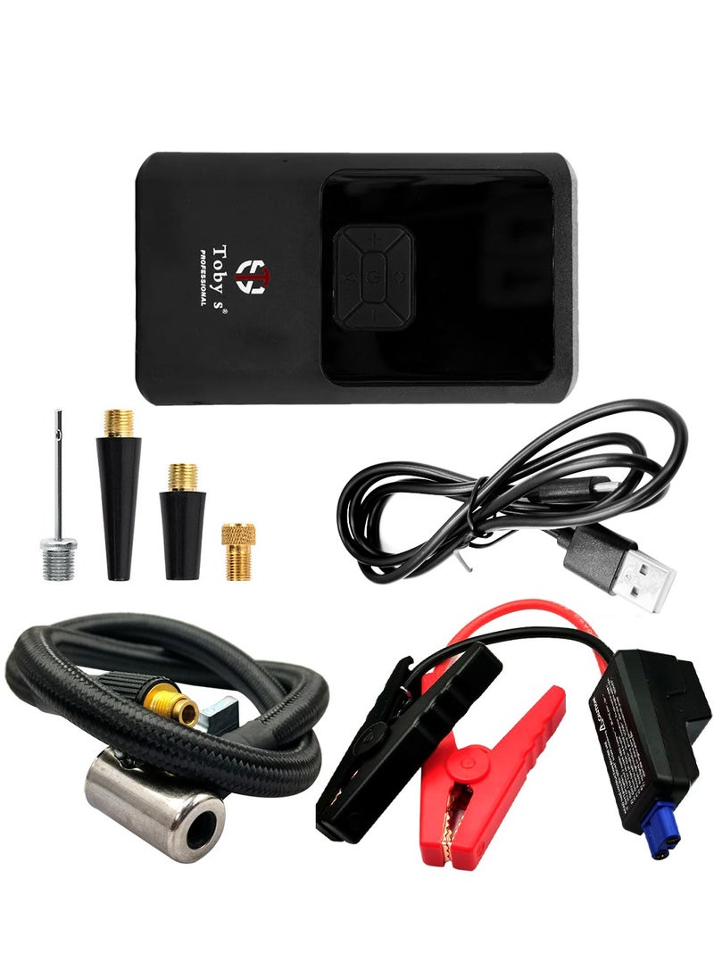 Toby's Toby's X13 10000mAh and 37WH Power Bank Powerful Jump Starter with Air Inflator Pump for Cars  - Image 3
