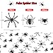 CCINEE 200 pcs Mini Realistic Spiders Black Small Spiders Fake Plastic Prank Prop Joke Toys for Home Decoration Halloween Party Favors Supply 3 Sizes - Image 2
