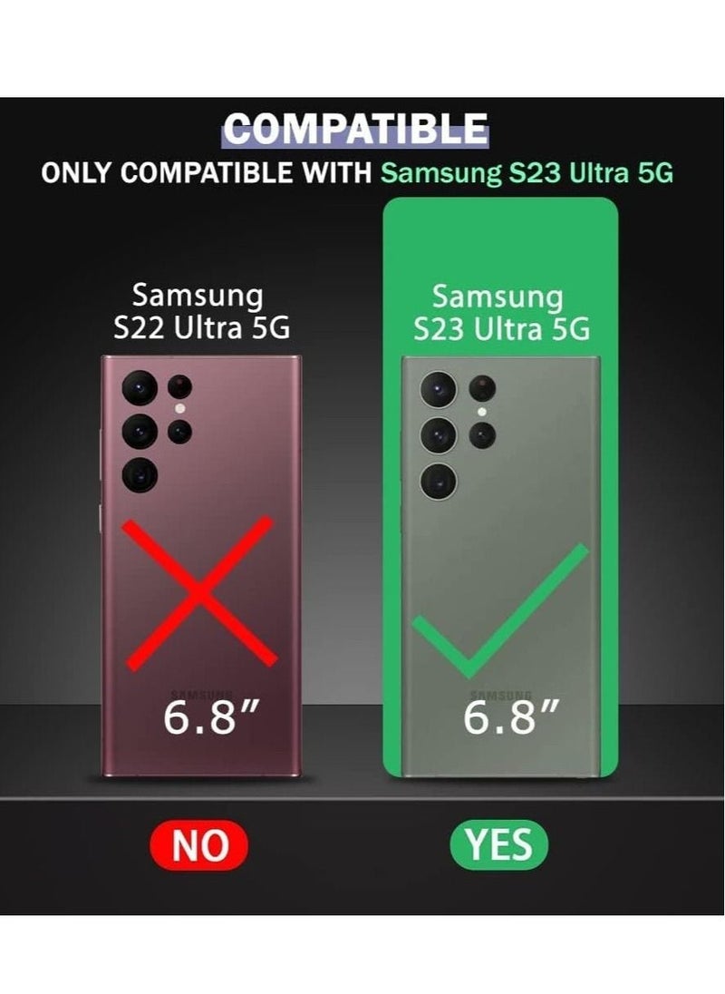 راكسوم متوافق مع Samsung Galaxy S23 Ultra Magnetic Case 6.8 بوصة (2023) امتصاص الصدمات المضاد للخلع النحيف النحيف. - Image 3