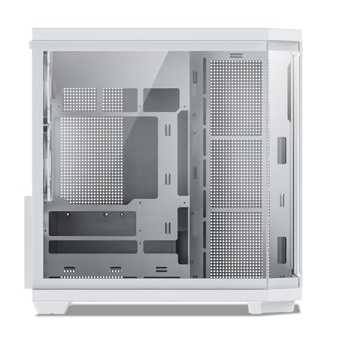 Vetroo CT3 ATX Mid-Tower Gaming Computer PC Case, Dual Chamber Panoramic Tempered Glass, Supports 360mm Radiator & 11 Fans, Up to 410mm GPU, Type-C Ready, High-Airflow for 50 Series GPUs (White) - Image 3