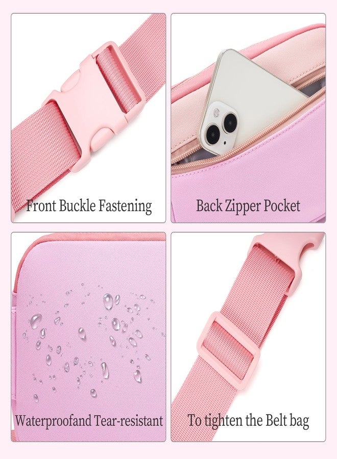 Cotmcor Valentines Day Gifts for Kids: Fanny Pack Birthday Gift for 5 6 7 8 9 10 11 12 Year Old Teen Girls, Preppy Cute Trendy Stuff Colorblock Crossbody Bag Adjustable Belt Bags for Travel Outdoor - Image 5