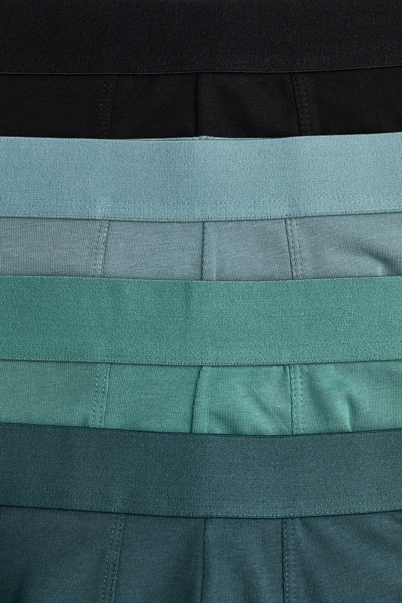 H&M  10-pack cotton mid trunks for Men | Best Price UAE