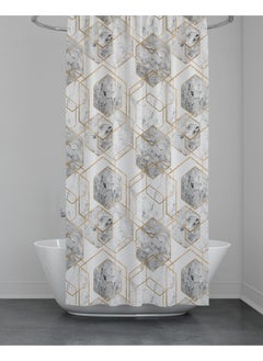 Home Print Waterproof Bathroom Curtain 