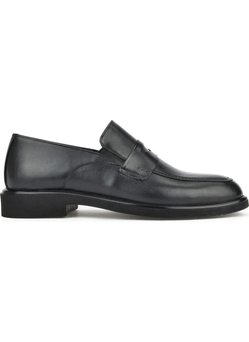 Ziya Men's Leather Classic Shoes 15148Z871 Black