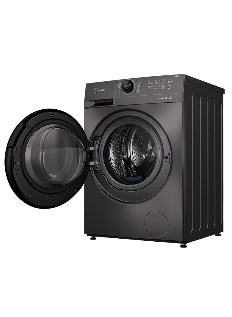 Midea Washer Front Load – 12 Kg Washer – 14 Programs 12 kg MF200W120W1TSA Titanium - Image 4