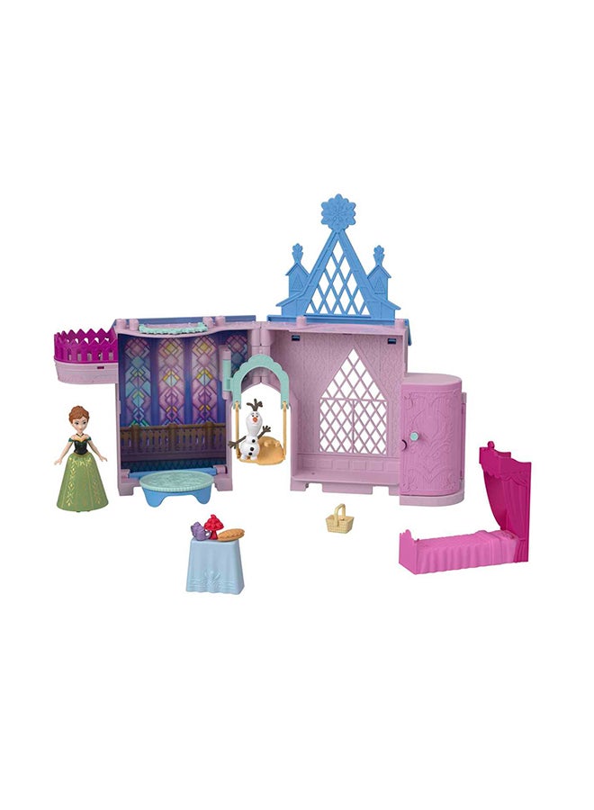 Disney FROZEN Frozen Toys, Storytime Stackers Anna's Arendelle Castle, Stackable Doll House with Small Doll, Olaf & 7 Pieces, Inspired by the Movies - Image 1