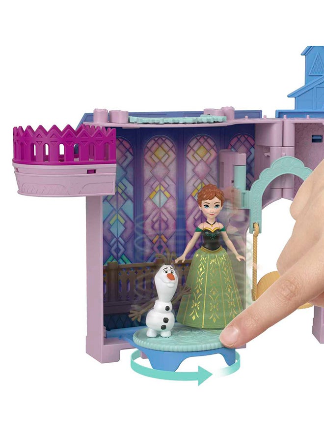 Disney FROZEN Frozen Toys, Storytime Stackers Anna's Arendelle Castle, Stackable Doll House with Small Doll, Olaf & 7 Pieces, Inspired by the Movies - Image 5