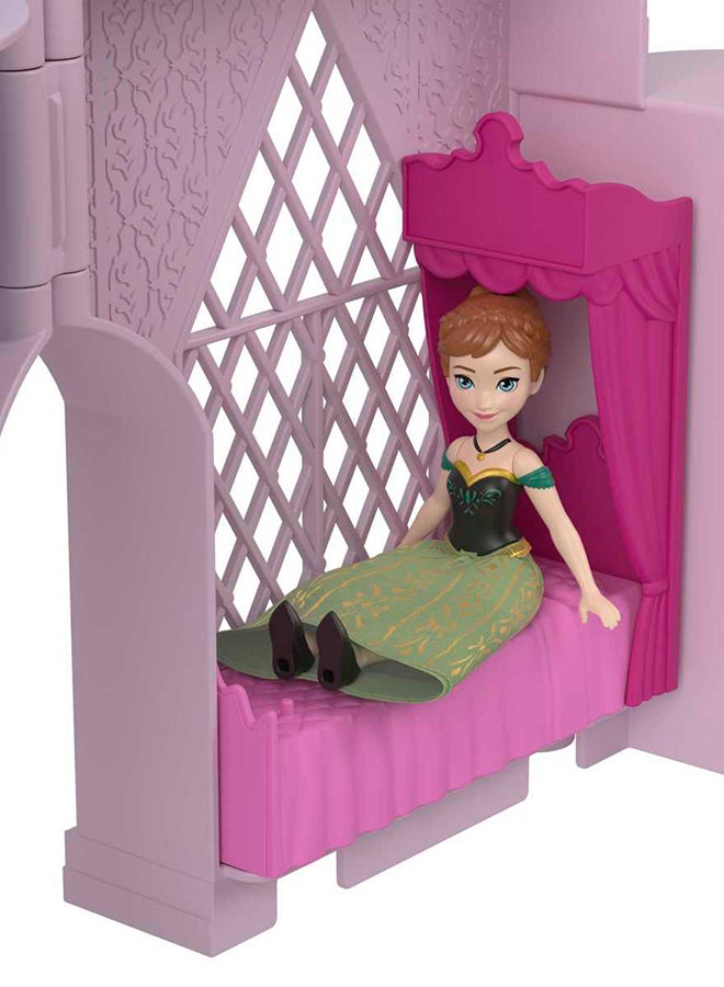 Disney FROZEN Frozen Toys, Storytime Stackers Anna's Arendelle Castle, Stackable Doll House with Small Doll, Olaf & 7 Pieces, Inspired by the Movies - Image 3