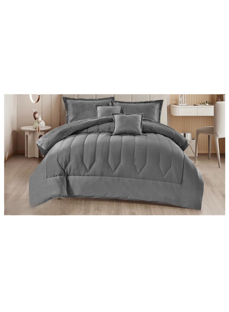 مارك مفرش نفرين ذو طابع وجهين فخم ملكي من خامه المايكروفايبر - Image 1