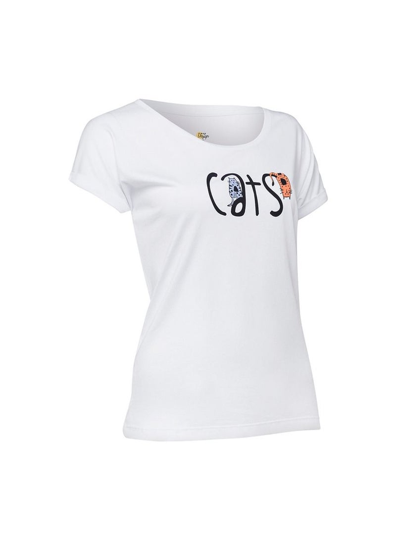 Biggdesign Womens T Shirt  Playful and Stylish, 50% Cotton 50% Modal Fabric Breathable  - Image 3