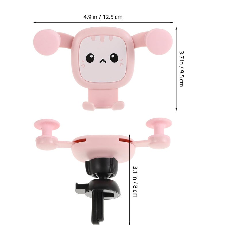Universal Car Phone Mount Holder Vent Clip Cradle Stable Compatible All Smartphones - Image 3