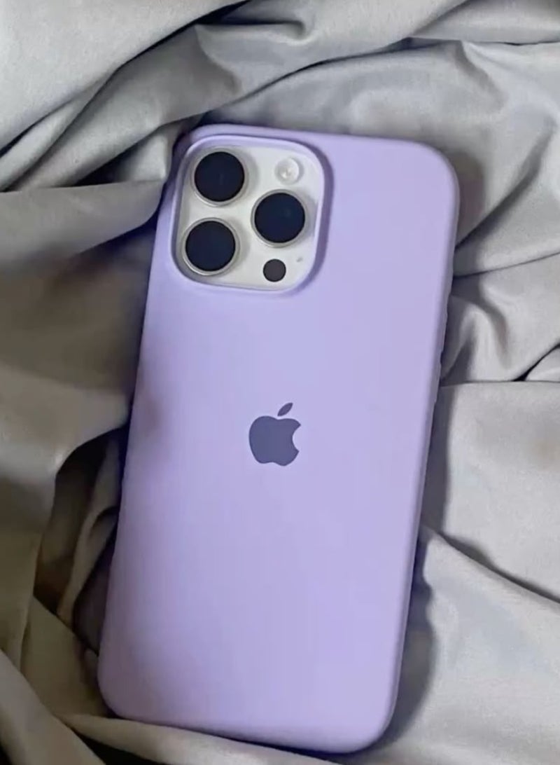 Silicone Case for iPhone 12/12Pro – Soft-Touch Shockproof Slim Protective Cover with Soft Inner Lining, Camera Protection & Anti-Slip Grip -Purple - Image 1