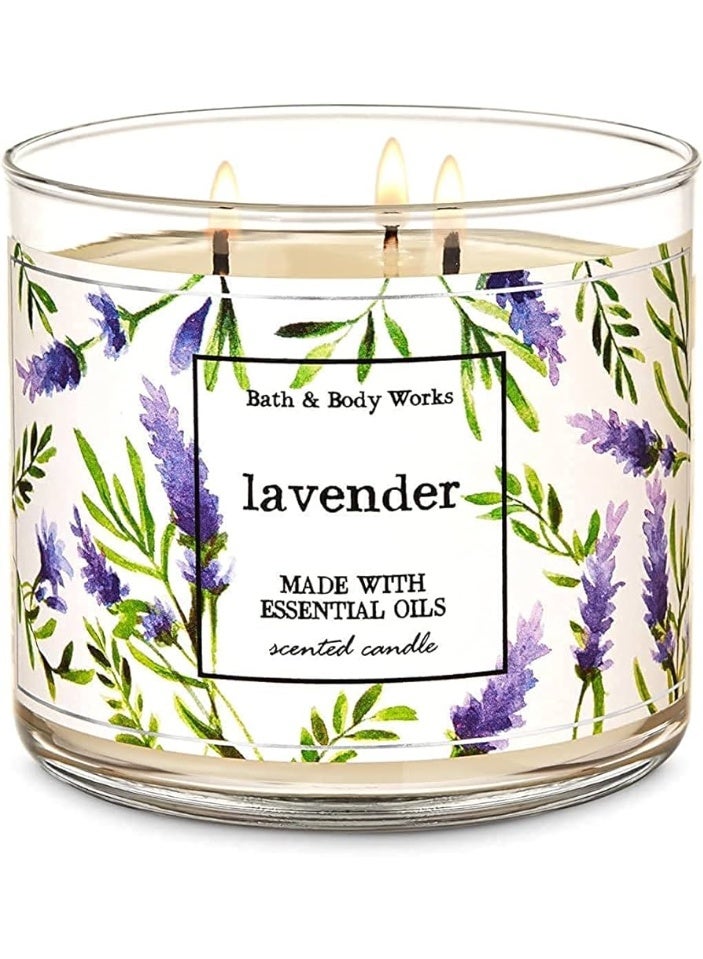 Lavender 3-Wick Candle 411g