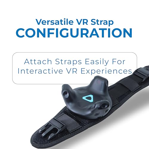 Skywin أحزمة Skywin Vive Tracker لجهاز HTC Vive، 3.0، 2.0، و Ultimate Trackers (حزام خصر واحد، 2 للأقدام، 2 لليدين، 2 للساقين)، تتبع كامل للجسم بشكل آمن ومريح (المتعقبون غير مشمولين) - Image 5