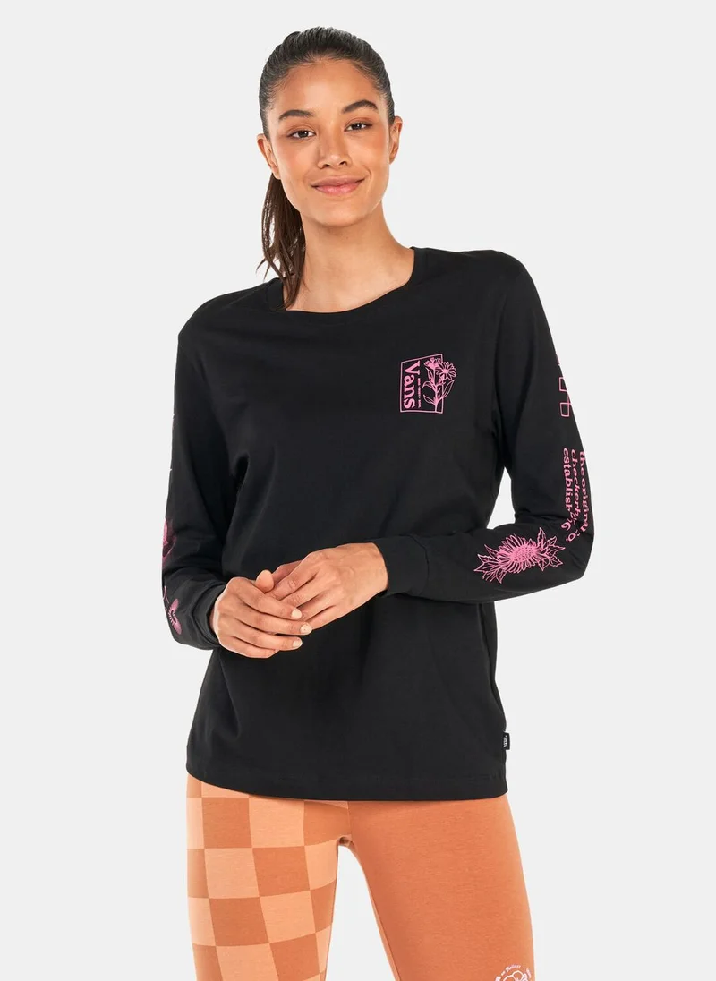 VANS Women's Nature & Soul Long Sleeve T-Shirt