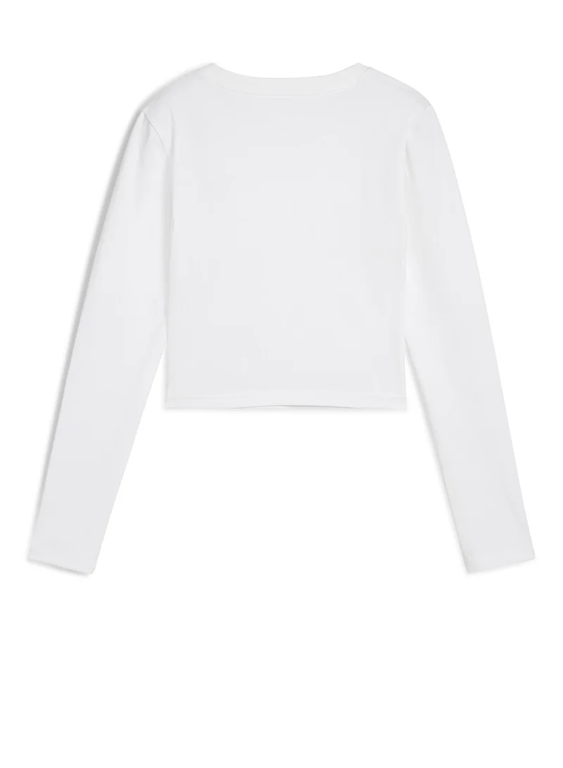 بوما تيشيرت أساسي لخزانة الملابس مزين بشعار