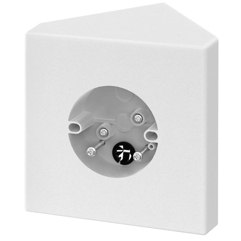 Dremica Fan Mounting Box, Ceiling Fan Mounting Bracket, Ceiling Fan Mounting Box, Ceiling Fan Mounting Kit, Fan Mounting Bracket, Fits cathedral Ceiling Angles of 80Â° or Up, White,1-Pack - Image 1