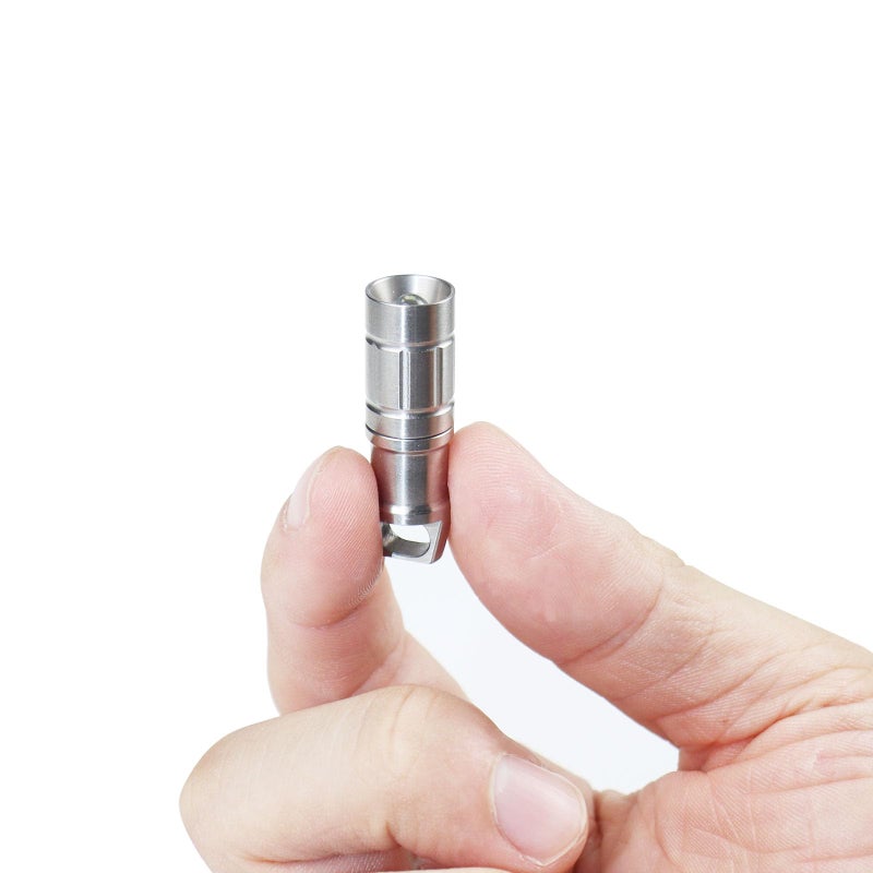 Nitefox e1 The Worlds Smallest Flashlight Micro Tiny Mini Keychain Light LongLasting Safety Light for Everyday Carry Emergencies Outdoor Dog Walking Hiking Camping Nice Gift for Parents and Kids