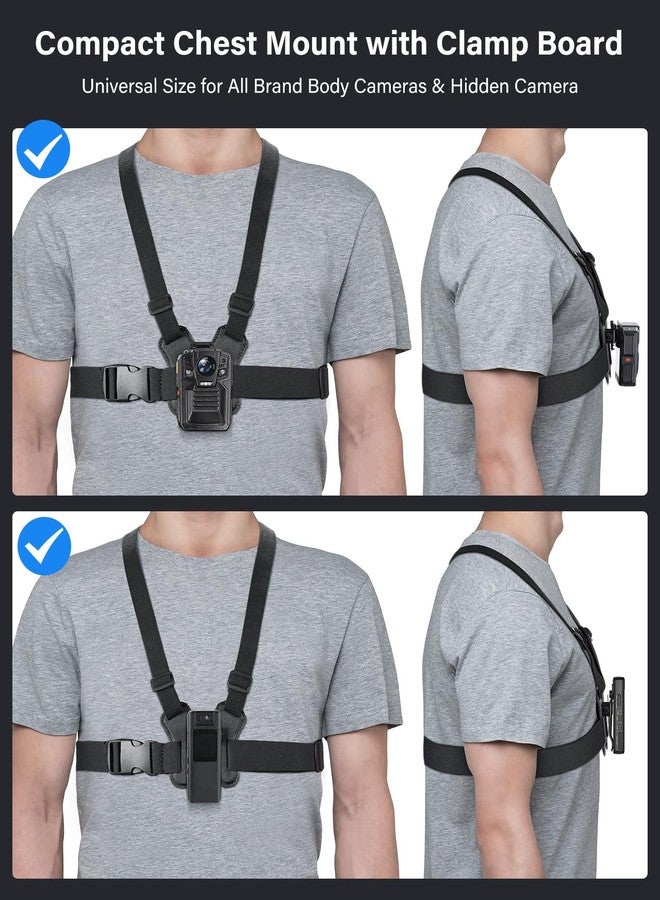 BOBLOV Body Camera Harness, Bodycam Vest Chest Mount for All Body Cams, Dual Shoulders Strap with Adjustable Size, Hands-Free Strap for Law Enforcement, Video Record - Image 5