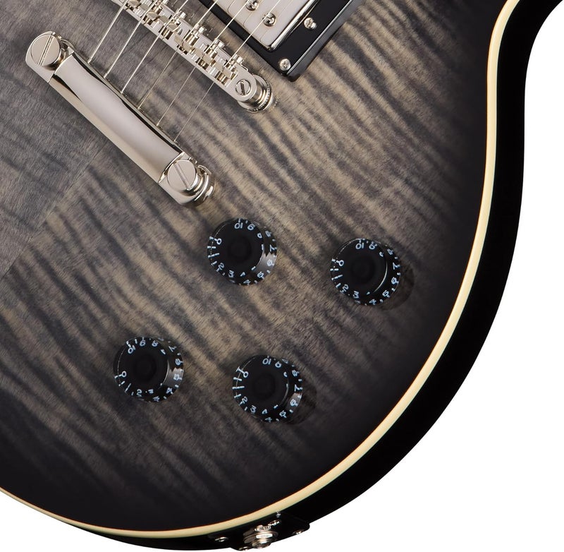 Epiphone Inspired By Gibson Les Paul Tribute Plus Electric Guitar, Ebony Burst - Image 3