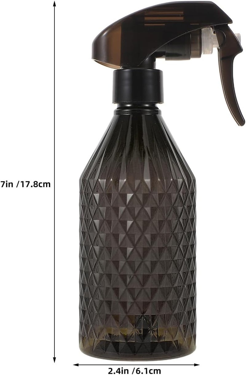Hairdresser Water Spray Bottle, Continuous Mist Mister, 200ml/6.8oz Lightweight Plastic Spray Bottle for Hair Styling, Barber, Beauty Salon, Black - Image 1