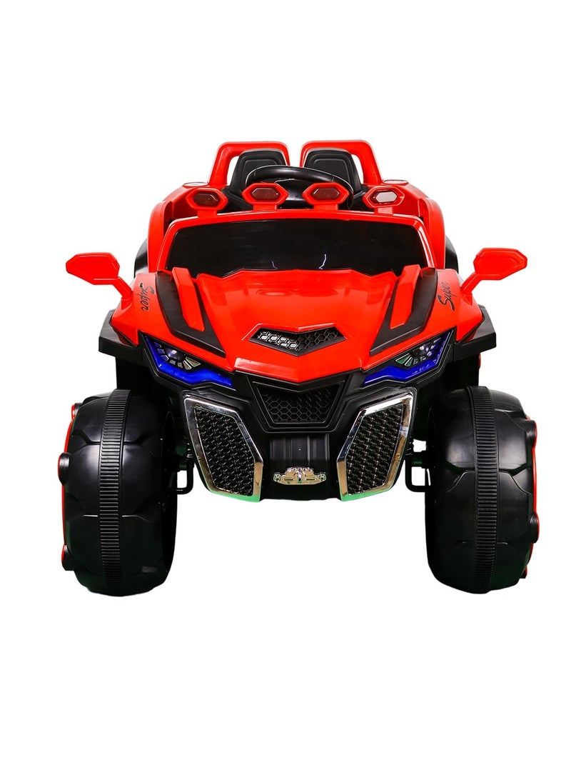 Dream Land Jim Electric Rides on Car for Kids with Remote Control - Red - D-HB137 - Image 2