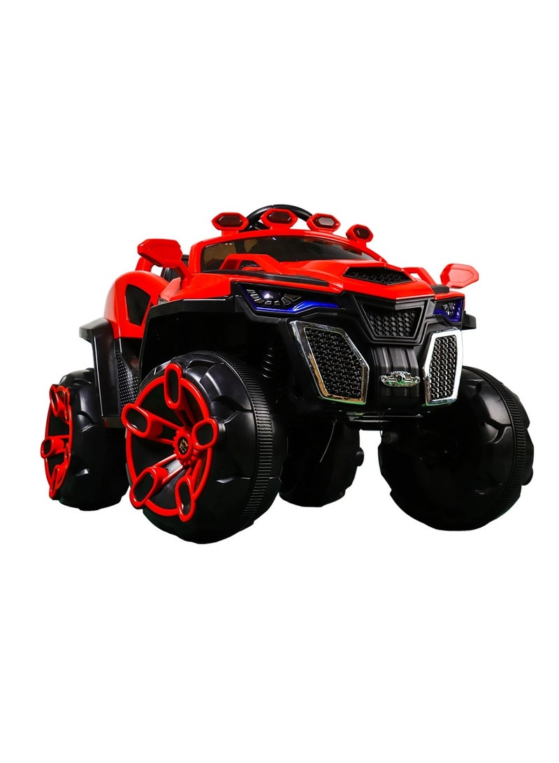Dream Land Jim Electric Rides on Car for Kids with Remote Control - Red - D-HB137 - Image 1