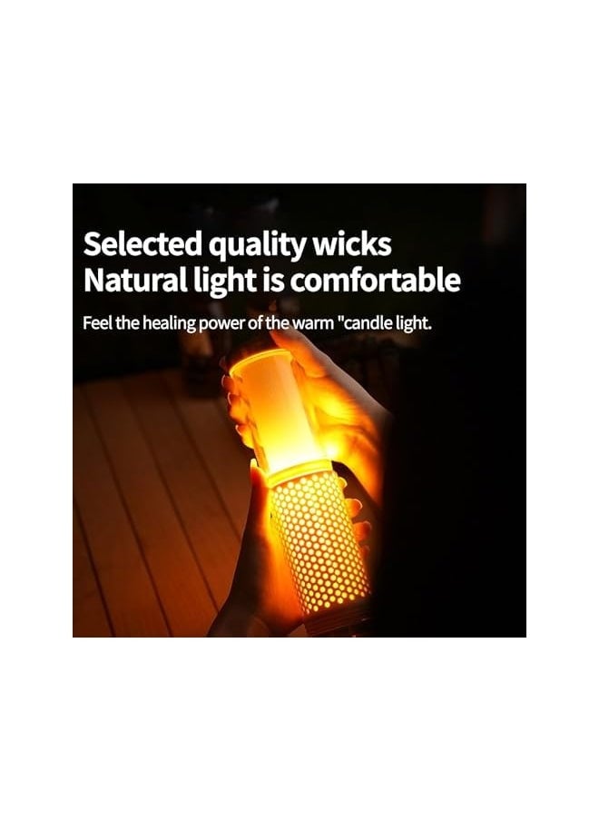 erorex Telescopic Camping Lantern Portable LED Light Telescopic , Magnetic Base- Rechargeable Cordless Camping Light Tent Lamp, Outdoor Work Lighting for Hiking, Camping, Home Emergency (Beige)  - Image 5
