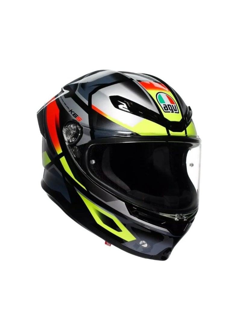 AGV K6 S E2206 MPLK ERAZER BLACK/RED/YELLOW FLUO Helmet