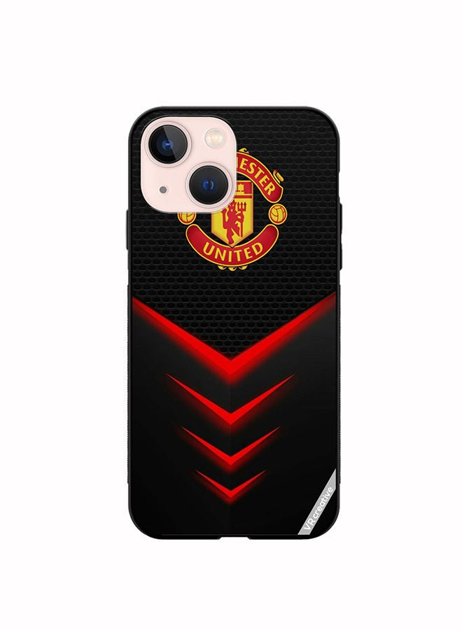 VR CREATIVE غطاء حماية لهاتف آبل آيفون 13 بتصميم مانشستر يونايتد متعدد الألوان - Image 1