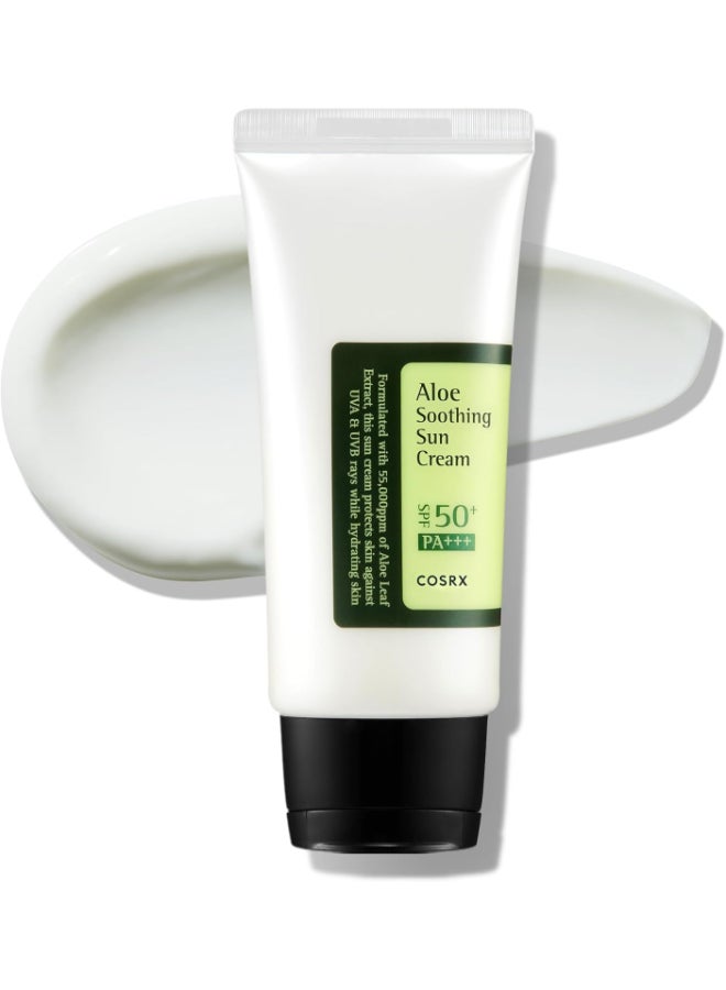 COSRX (Pack Of 3) Aloe Soothing Sun Cream, Pa+++, Spf 50+, 3X50 Ml Multicolour 50ml - Image 2