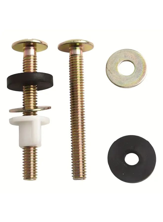 Heavy Duty Metal Toilet Seat Hinge Bolts And Nuts Replacement Kit 2pcs Durable Repair Parts - Image 5