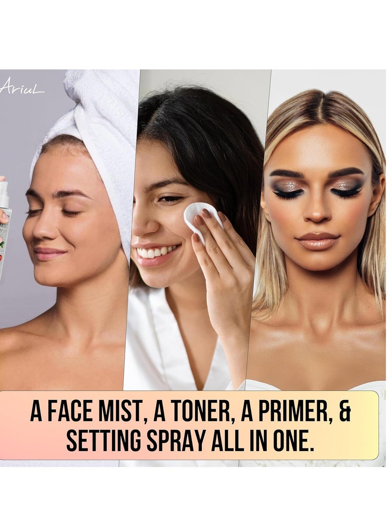 Ariul Ariul 7 Days Vitamin Mist - 4 in 1 Hydrating Face Mist, Makeup Setting Spray & Facial Toner, Perfect Makeup Finish Spray for Dewy Look, Natural Face Spray, Suitable for All Skin Types (5.07 Fl.Oz)  - Image 2