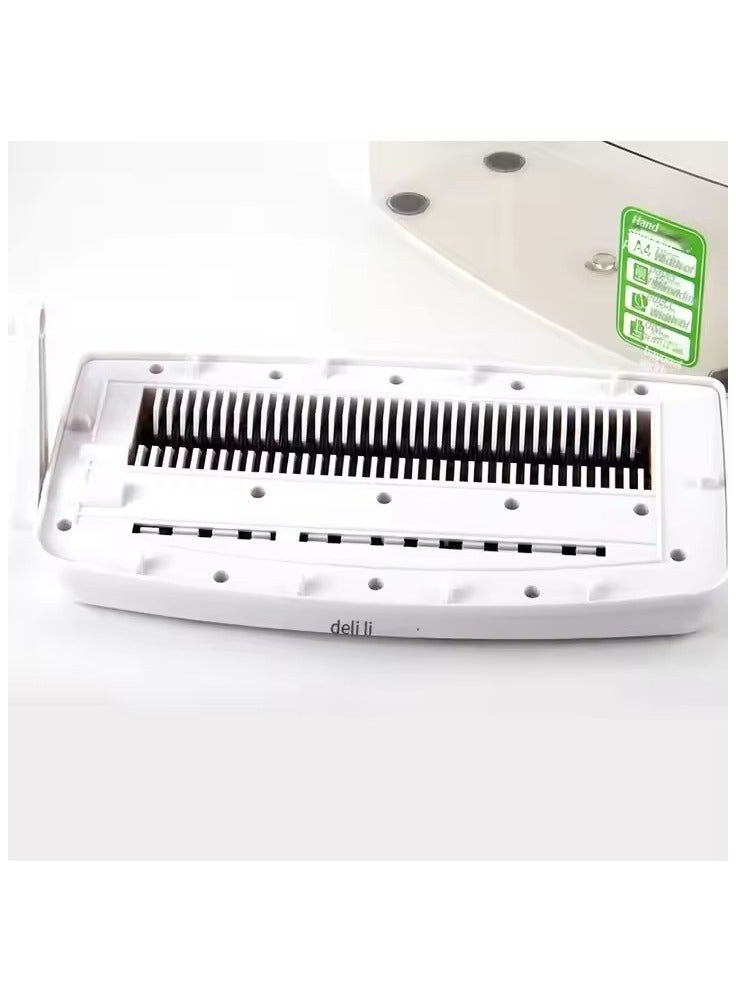 ديلي آلة تقطيع الورق Deli 9935 يدوية، صغيرة، للاستخدام المنزلي، مكتب صغير، ملف تقطيع يدوي للورق مقاس A4 - Image 4