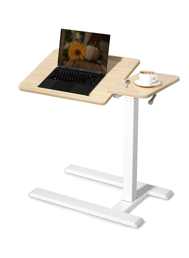 SIHOO طاولة جانبية خشبية D01 قابلة للتعديل في الارتفاع لمكتب الكمبيوتر بجانب السرير فوق السرير بجانب الأريكة