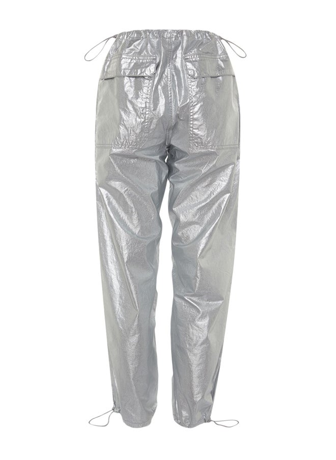 trendyol - Silver Low Waist Jeans TWOAW24JE00351 - Image 1